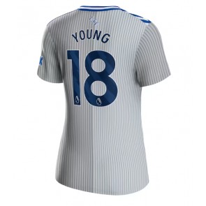 Everton Ashley Young #18 Koszulka Trzecich Kobiety 2023-24 Krótki Rękaw
